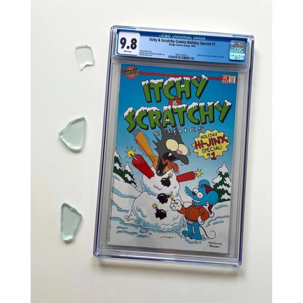 Itchy & Scratchy Comics Holiday Special #1 CGC 9.8 (1994) Graded Comic Simpsons